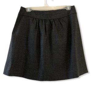 J Crew Wool Pleated Mini Skit